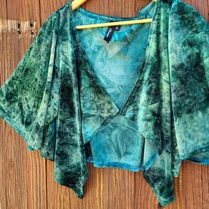 Velvet Drapey Shrug